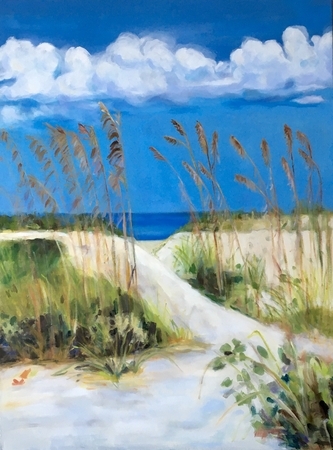 Fernandina Beach, oil on canvas