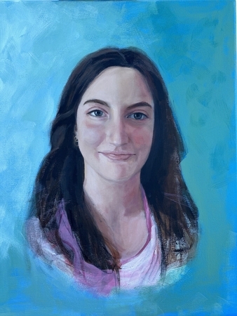 Zoe, Acrylic on canvas