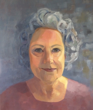 Self Portrait, oil on canvas